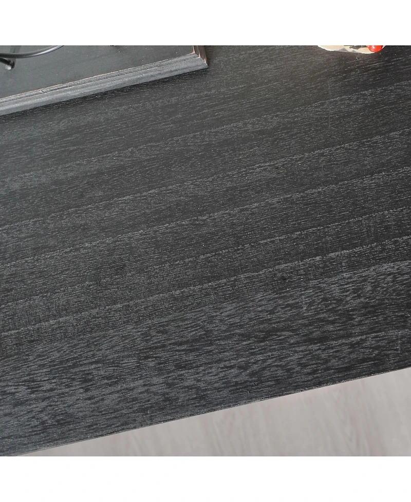 Flynama Modern Wood Storage Cabinet 31in Embossed Door Accent Cabinet For Living Room Bedroom