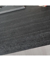 Flynama Modern Wood Storage Cabinet 31in Embossed Door Accent Cabinet For Living Room Bedroom