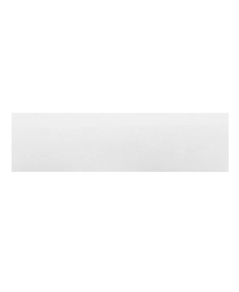 Flynama Modern Curved Ash Veneer Console Table With Shelf For Entryway Hallway Foyer