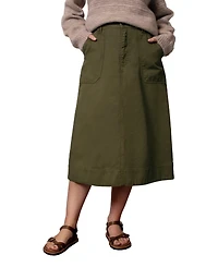Celtic & Co. Women's Cotton Twill Midi Skirt