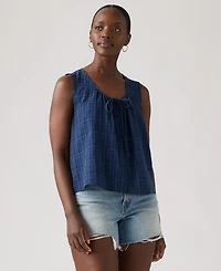 Levi's Women's Luella Sleeveless Tie-Neck Blouse