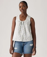 Levi's Women's Luella Sleeveless Tie-Neck Blouse