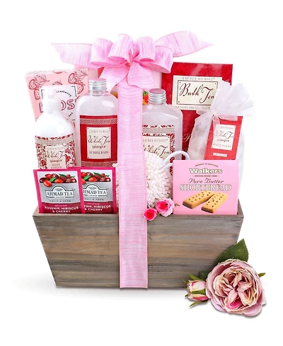 Alder Creek Gift Baskets Tea Tranquility Spa Gift Basket, 12-Pc.