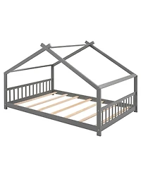 Streamdale Full Size House Bed Wood Bed