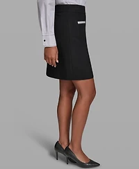 Karl Lagerfeld Paris Women's Woven Mini Skirt