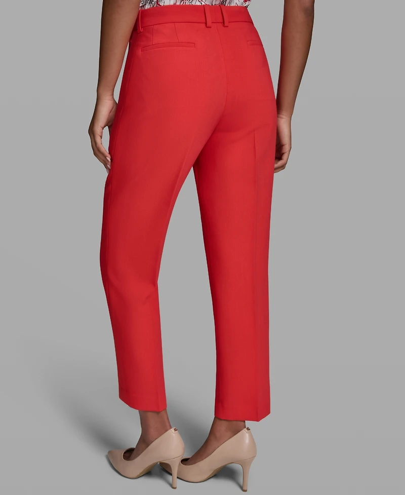Karl Lagerfeld Paris Women's Mid-Rise Woven Pants