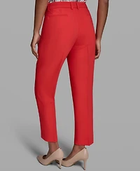 Karl Lagerfeld Paris Women's Mid-Rise Woven Pants