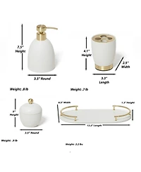 Roselli Trading Company Dubai 4-Pc. Bath Set