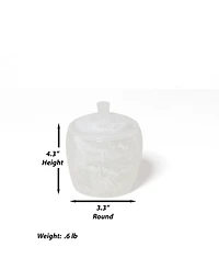 Roselli Trading Company Clouds Resin Canister