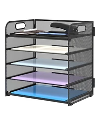 Gnuadz 5-Tier Mesh Letter Tray Desk Organizer