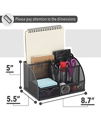 Gnuadz Mesh Desk Organizer Pen Pencil Holder