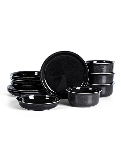 Stone Lain Slate -Pc. Dinnerware Set