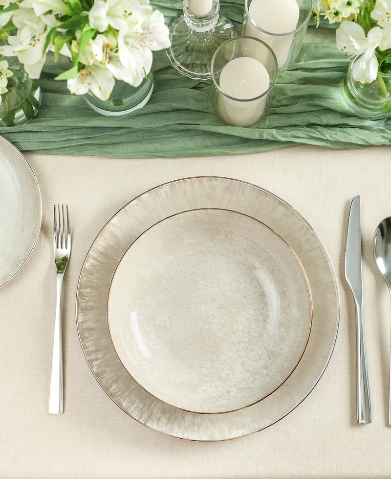 Christian Siriano Onyx -Pc. Dinnerware Set