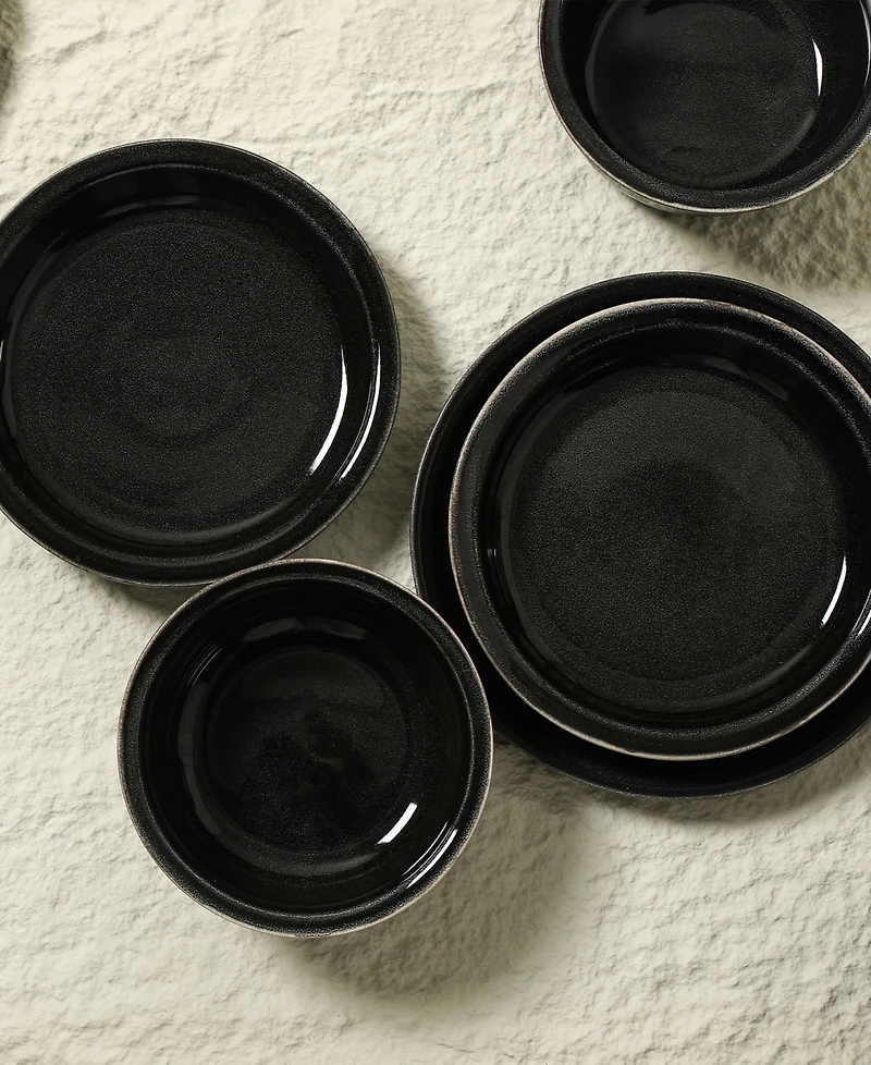 Stone Lain Slate 24-Pc. Dinnerware Set, Service For 8