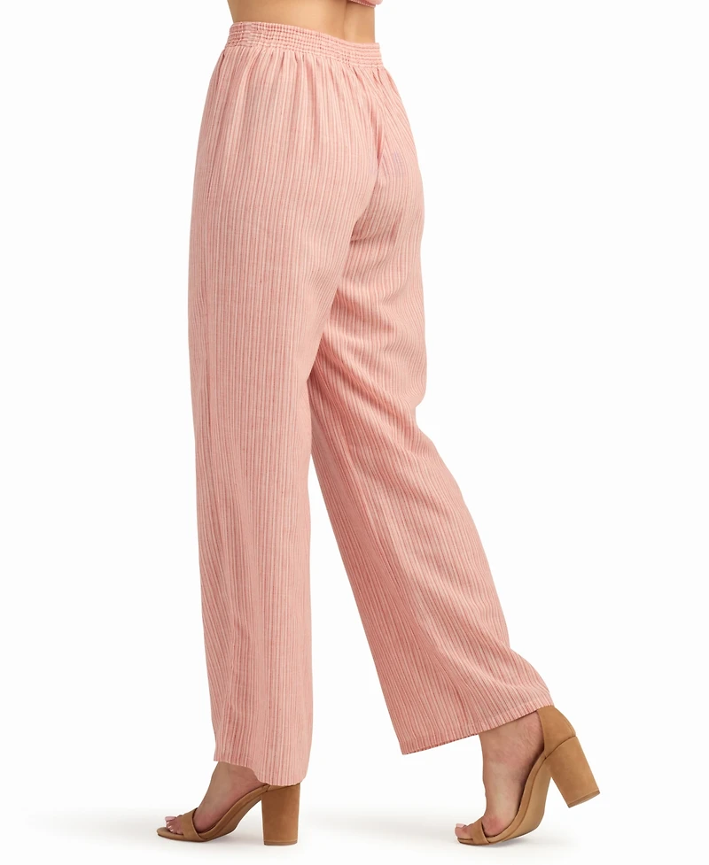 Bcx Women's Pull-On Mini Stripe Pants