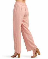 Bcx Women's Pull-On Mini Stripe Pants