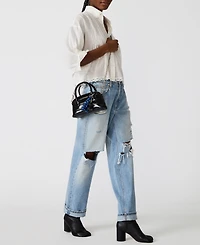 Steve Madden Bmelodie Small East/ West Bag With Scarf