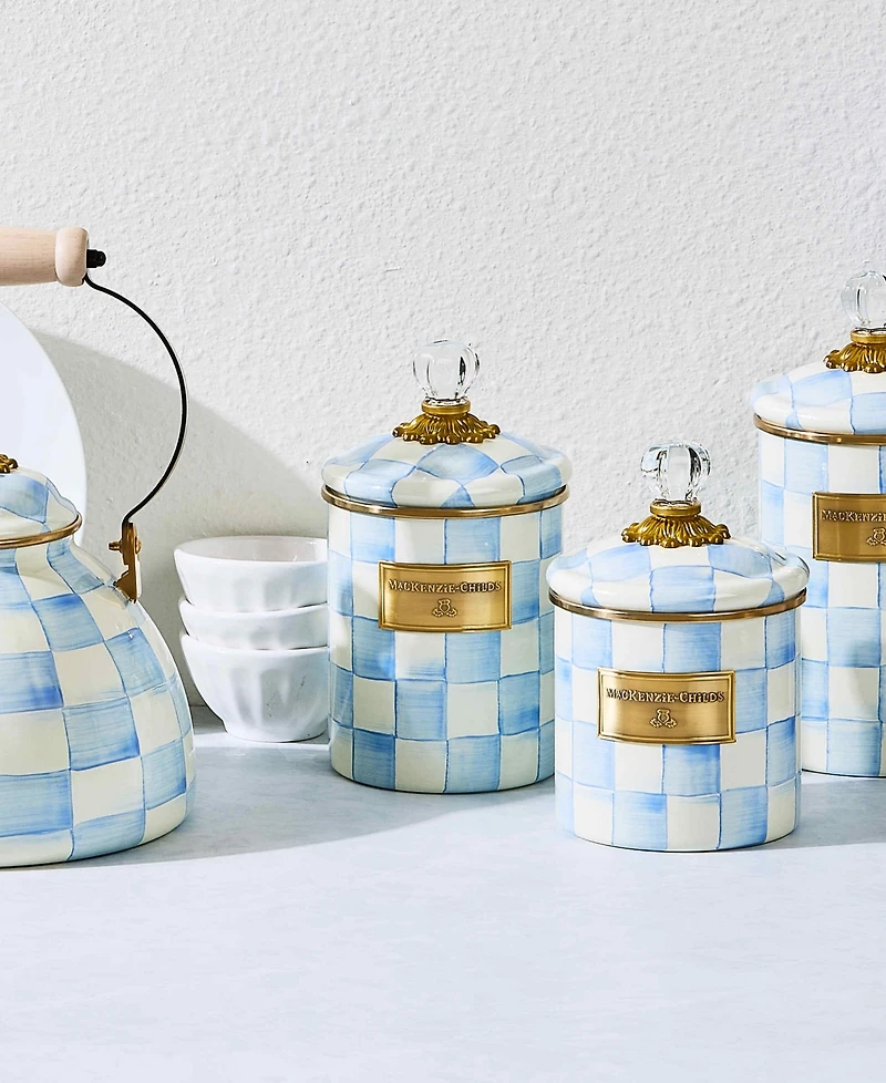 MacKenzie-Childs Check Medium Canister