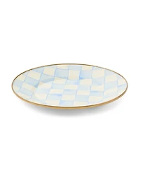 MacKenzie-Childs Sky Check Salad and Dessert Plate