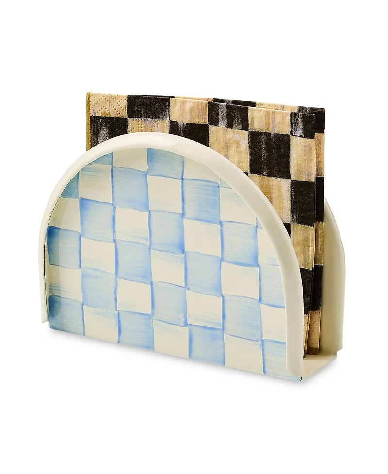 MacKenzie-Childs Check Napkin Holder