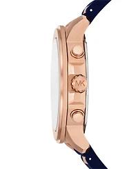Michael Kors Men's Prescott Quartz Chronograph Silicone Watch 44mm