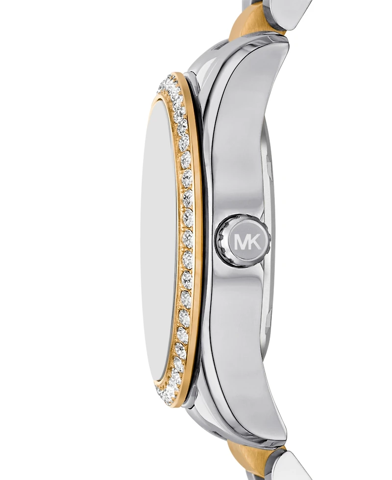 Michael Kors Women's Lexington Quartz Multifunction Two-Tone Stainless Steel Watch 34mm