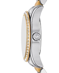Michael Kors Women's Lexington Quartz Multifunction Two-Tone Stainless Steel Watch 34mm