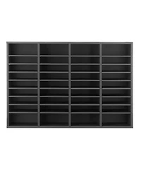 Sugift 36 Compartment Wooden Literature Organizer Mailbox for Office and Home Storage