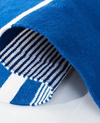 Lauren Ralph Lauren Hanover Stripe LRL2461C Blue 5' X 8' Outdoor Area Rug