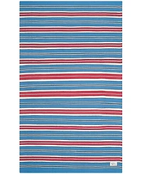 Lauren Ralph Lauren Leopold Stripe LRL2462D Royal Blue 5' X 8' Outdoor Area Rug