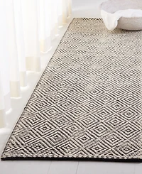 Lauren Ralph Lauren Eleanora LRL6503B Black and Cream 2'3" X 8' Runner Area Rug