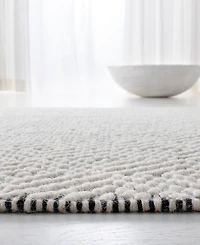 Lauren Ralph Lauren Eleanora LRL6503B Black and Cream 5' X 8' Area Rug