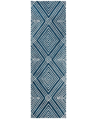 Lauren Ralph Lauren Isabella LRL6608N Indigo 2'3" X 8' Runner Area Rug