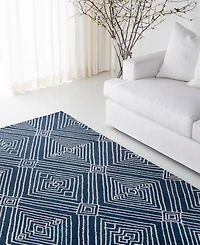 Lauren Ralph Lauren Isabella LRL6608N Indigo 8' X 10' Area Rug