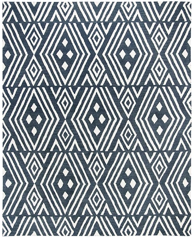 Lauren Ralph Lauren Imani Geometric LRL6609N Slate 8' X 10' Area Rug