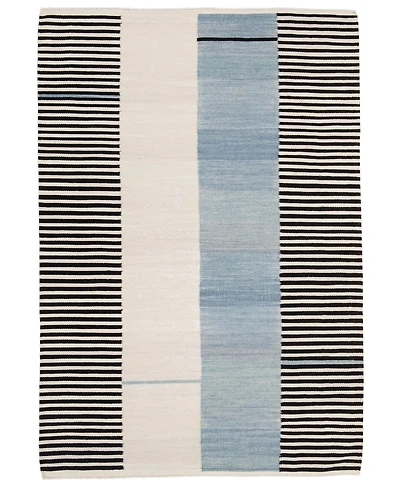 Lauren Ralph Lauren Aryn Stripe LRL7310C Slate 4' X 6' Area Rug