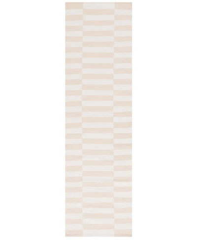 Lauren Ralph Lauren Ludlow Stripe LRL7350D Alabaster 2'3" X 8' Runner Area Rug