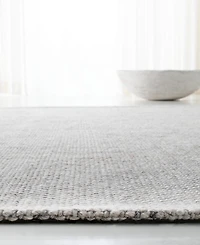 Lauren Ralph Lauren Miles Stripe LRL6400C Silver 2'6" X 8' Runner Area Rug