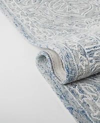 Lauren Ralph Lauren Etienne LRL6603M Blue and Ivory 9' X 12' Area Rug