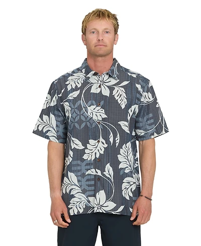 Quiksilver Waterman Men's Short-Sleeve Bloom Shirt