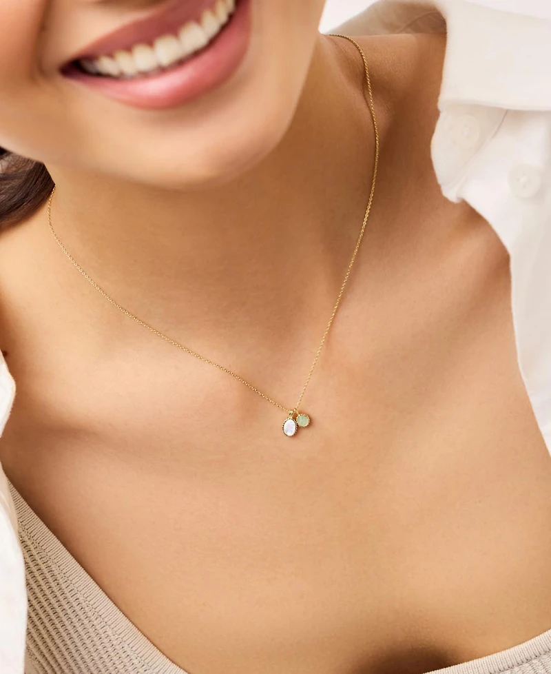 Ana Luisa Tallulah Gold-Plated Charm Necklace