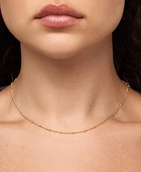 Ana Luisa Ana Gold-Plated Small Ball Chain Necklace