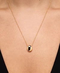 Ana Luisa Pebble Mini Gold-Plated Pendant Necklace