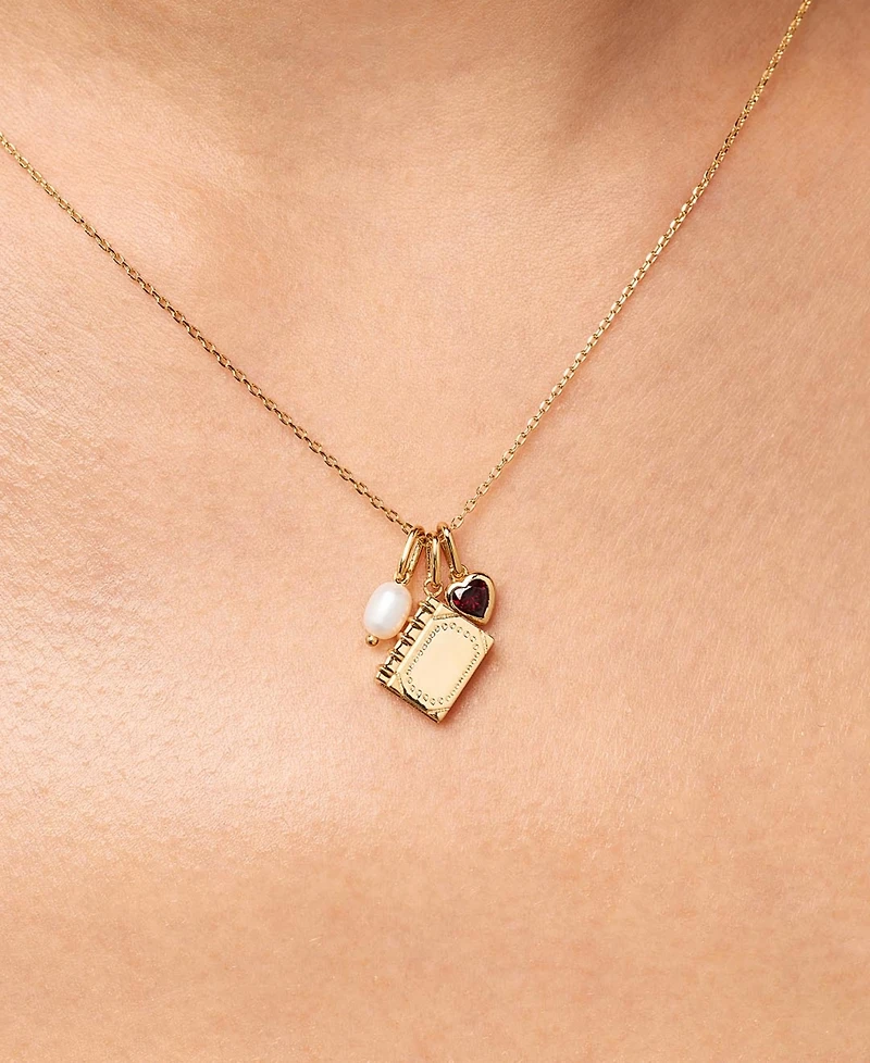 Ana Luisa Alexa Gold-Plated Charm Necklace