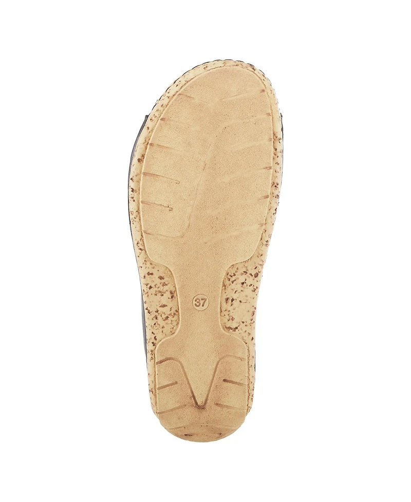 Spring Step Women's Style Gretta Leather Slide Sandal