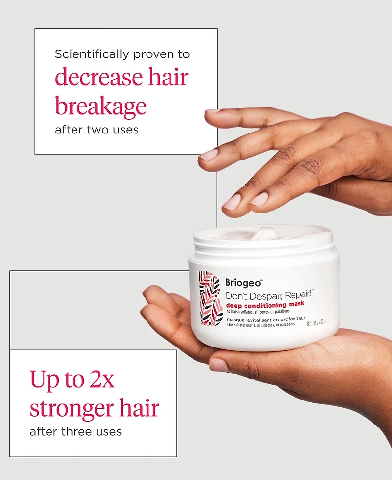 Briogeo Don't Despair Repair Deep Conditioning Mask, 8 oz.