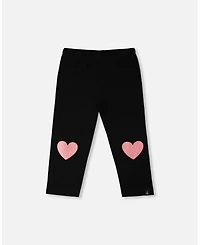 Deux par Deux Little Girls Cotton Jersey Capri