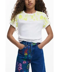 Desigual Girls Girls's Short-sleeve T-shirt with lettering