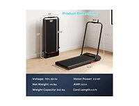 Hongge 3-in-1 Folding Treadmill with Remote Control and Led Display
