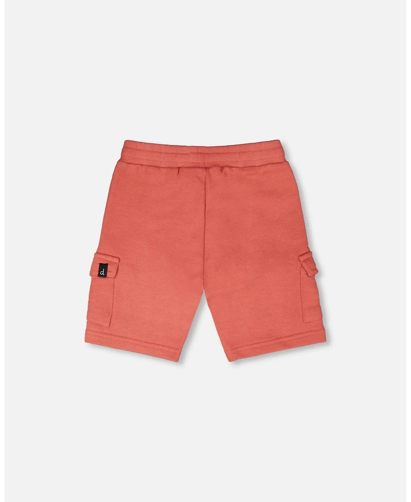 Deux par Deux Little Boys French Terry Shorts Blue